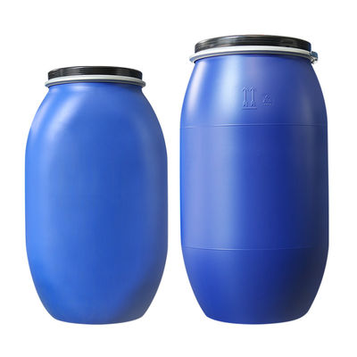 HDPE البلاستيك الأزرق طبل Rustproof فتح أعلى قفل حلقة