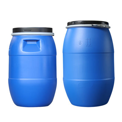 HDPE جولة البلاستيك برميل 125L دائم البلاستيك دلو طبل مع حلقة الحديد