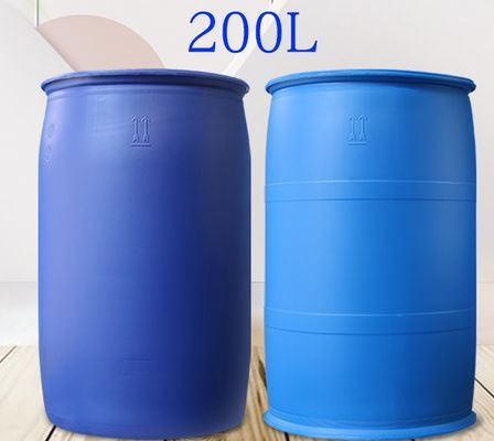 HDPE 200 لتر طبل كيميائي OEM / ODM مزدوج الحلقة طبل أزرق