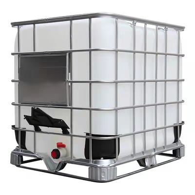 زيت الماء IBC حاوية كيميائية HDPE 1000 لتر خزانات المياه