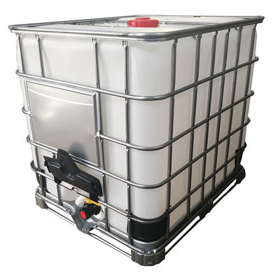 HDPE 1000 لتر IBC Tank حاوية تخزين سائلة قابلة لإعادة الاستخدام