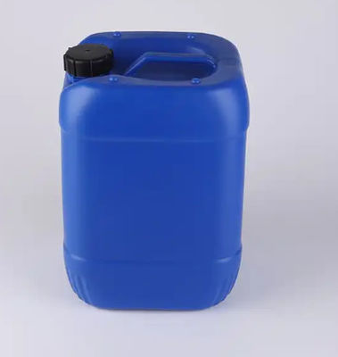 جركن بلاستيك HDPE أزرق سعة 25 لترًا مغلقًا مع عبوة سوائل وجع