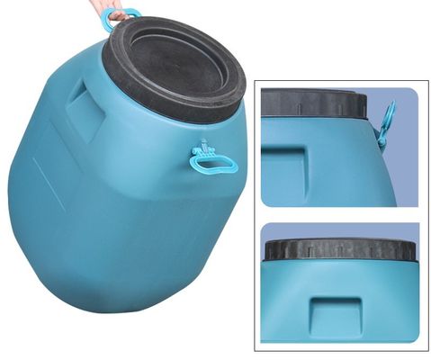 HDPE الكيميائية برميل حاوية 50 لتر مربع من البلاستيك طبل 80 * 47 مم