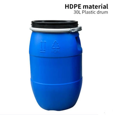 حاويات تخزين المواد الكيميائية 30 لتر HDPE 30 لتر برميل مع قفل حلقة ISO9001