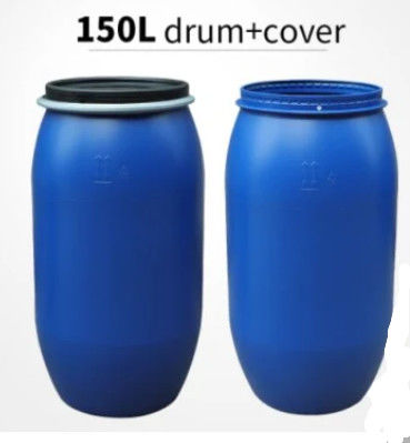 HDPE 150L حاوية كيميائية بلاستيكية مع طارة حديدية حسب الطلب