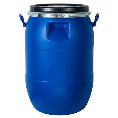 60 لتر HDPE مفتوح أعلى طبلة بلاستيكية زرقاء