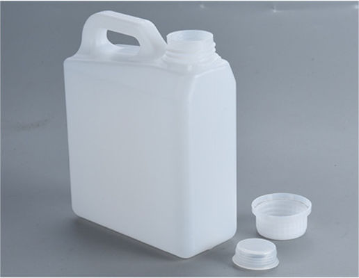 1 لتر غسيل الصحون سائل زجاجة بلاستيكية المطهر المياه مربع علبة مسطحة HDPE زيت الفول السوداني الكيميائي برميل بلاستيكي