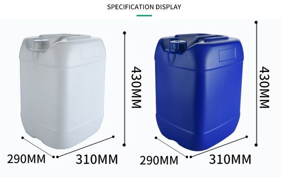 30 لتر جديد HDPE البلاستيك مربع البرميل مقاومة للتآكل والأحماض ودرجات الحرارة العالية