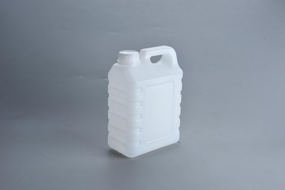 2.5L البيضاء HDPE البلاستيك جيري علبة مع رأس ضيق وغطاء مسدس للتخصيص