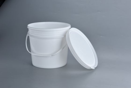 دلو الطلاء البلاستيكي 4L للمنتجات السائلة والصلبة 300 * 350mm الحجم مع خيارات تصميم قابلة للتخصيص
