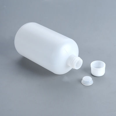 1 لتر سعة 25mm عيار الزجاجة المستديرة المواد الجديدة HDPE